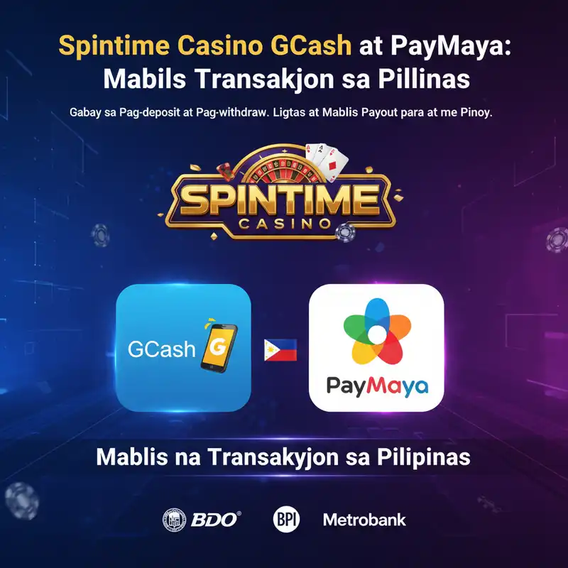 Spintime Casino GCash at PayMaya Payments
